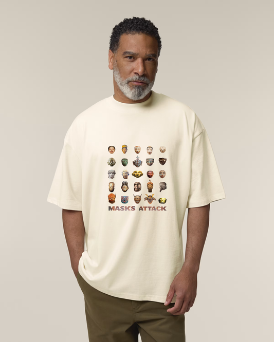 TRIBAL MASKS SYNERGY - BLASTER - Artshirt