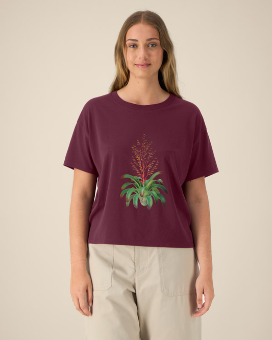 bromeliacee – ETTA – plum – artshirt