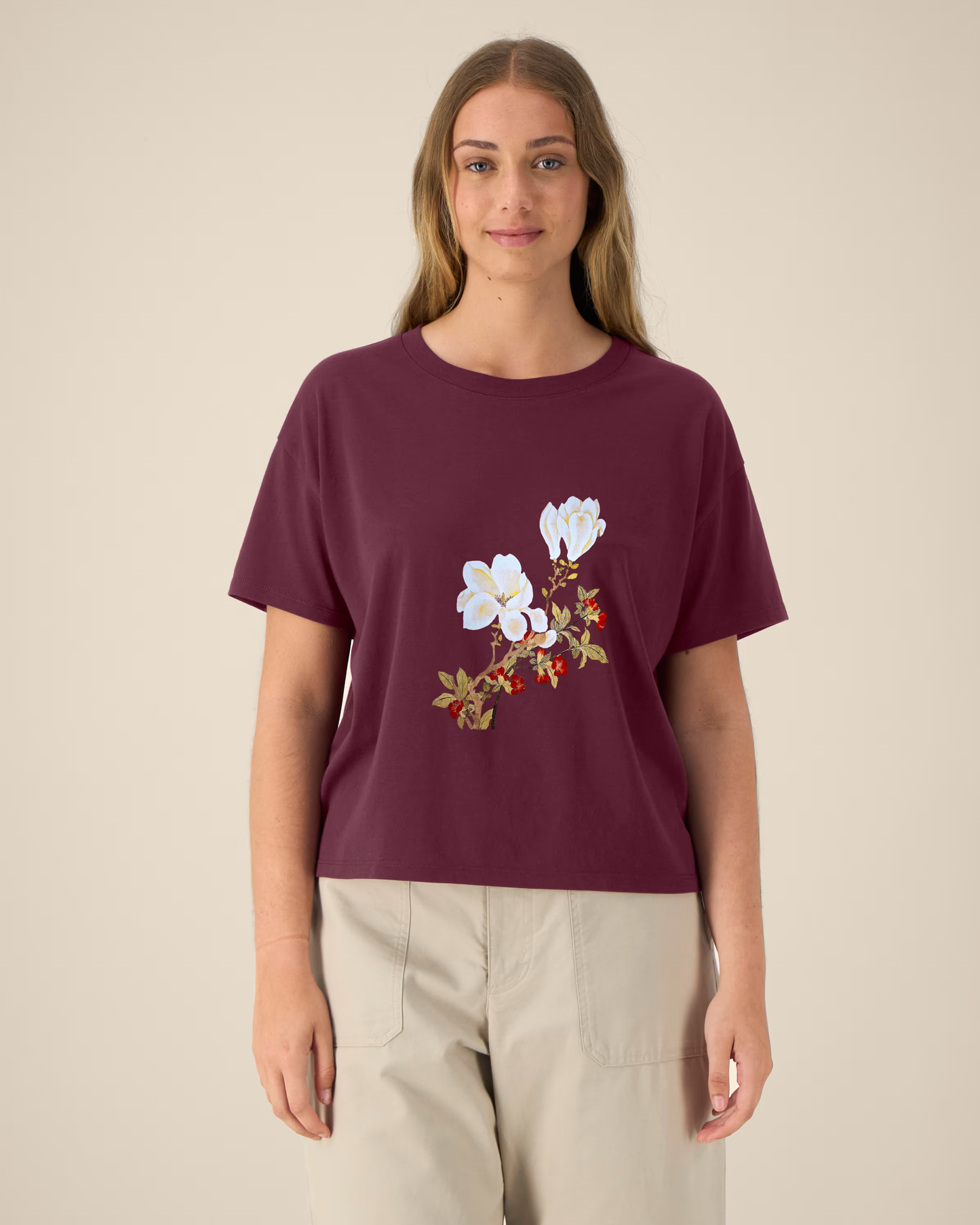 fleursjaponaises – ETTA – plum – artshirt