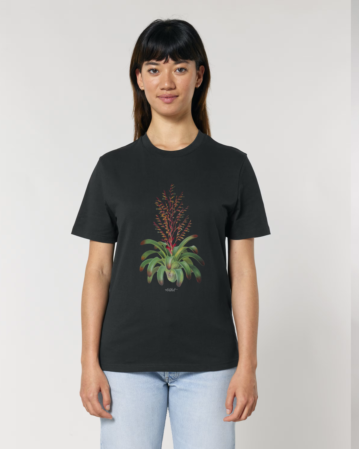 TROPICAL BROMELIA FLAME – CREATOR – OFF WHITE – artshirt