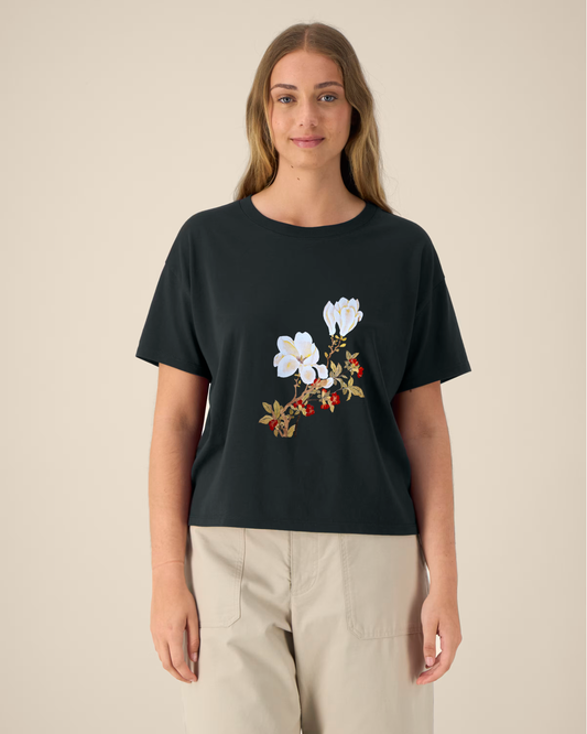 fleursjaponaises – ETTA – black – artshirt